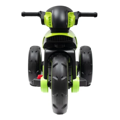 BABY MIX Dětská elektrická motorka POLICE zelená