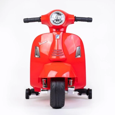 BABY MIX Dětská elektrická motorka Vespa červená