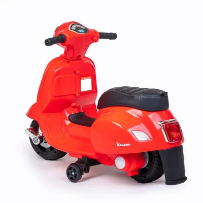 BABY MIX Dětská elektrická motorka Vespa červená