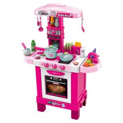 BABY MIX Dětská kuchyňka malý šéfkuchař růžová BABY MIX Dětská kuchyňka malý šéfkuchař růžová