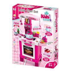 BABY MIX Dětská kuchyňka růžová