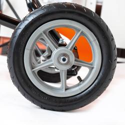 BABY MIX Dětská šlapací motokára Go-kart Buggy bílá