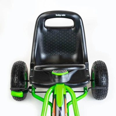 BABY MIX Dětská šlapací motokára Go-kart Razor červená