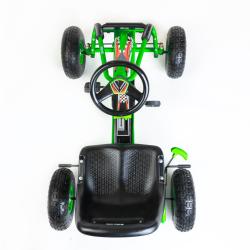 BABY MIX Dětská šlapací motokára Go-kart Razor modrá