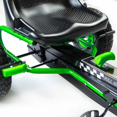 BABY MIX Dětská šlapací motokára Go-kart Razor modrá