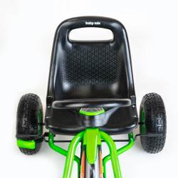 BABY MIX Dětská šlapací motokára Go-kart Razor růžová
