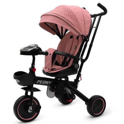 Baby Mix Dětská tříkolka Peony EVA růžová