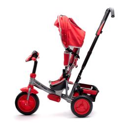 BABY MIX Dětská tříkolka s LED světly Lux Trike červená