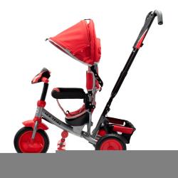 BABY MIX Dětská tříkolka s LED světly Lux Trike červená
