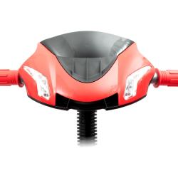 BABY MIX Dětská tříkolka s LED světly Lux Trike červená