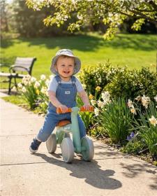 Baby Mix Dětské odrážedlo Bunny Hop Ultralight zelené