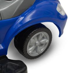 Baby Mix Dětské odrážedlo s vodící tyčí 3v1 Mega Car modré POUZE Modrá (VÝPRODEJ)