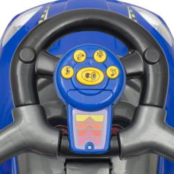 Baby Mix Dětské odrážedlo s vodící tyčí 3v1 Mega Car modré POUZE Modrá (VÝPRODEJ)