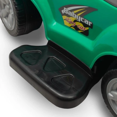 Baby Mix Dětské odrážedlo s vodící tyčí 3v1 Mega Car zelené