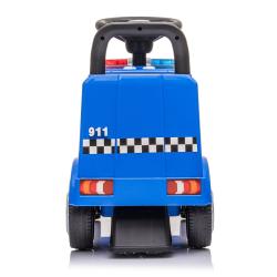 BABY MIX Dětské odrážedlo se zvukem Mercedes POLICE modré