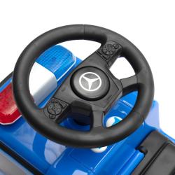 BABY MIX Dětské odrážedlo se zvukem Mercedes POLICE modré