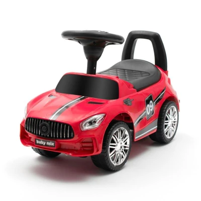Baby Mix Dětské odrážedlo se zvukem RACER červené Baby Mix Dětské odrážedlo se zvukem RACER červené