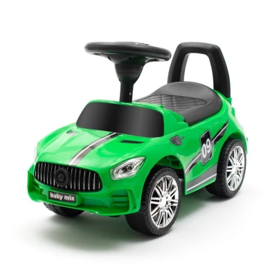 Baby Mix Dětské odrážedlo se zvukem RACER zelené Baby Mix Dětské odrážedlo se zvukem RACER zelené