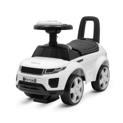 Baby Mix Dětské odrážedlo SUV Prime bílé v kůži Baby Mix Dětské odrážedlo SUV Prime bílé v kůži