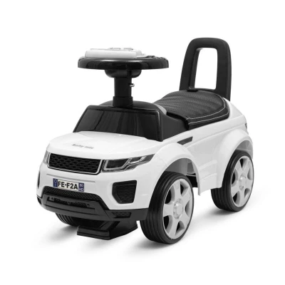 Baby Mix Dětské odrážedlo SUV Prime bílé v kůži Baby Mix Dětské odrážedlo SUV Prime bílé v kůži