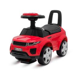 Baby Mix Dětské odrážedlo SUV Prime červené v kůži Baby Mix Dětské odrážedlo SUV Prime červené v kůži
