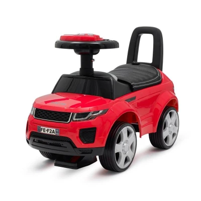 Baby Mix Dětské odrážedlo SUV Prime červené v kůži Baby Mix Dětské odrážedlo SUV Prime červené v kůži
