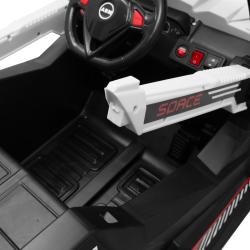 Baby Mix Elektrické autíčko Buggy Space bílá