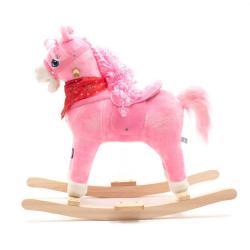BABY MIX Houpací koník s melodií a šátkem Hvězdička
