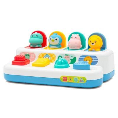 Baby Mix Interaktivní hračka - Vyskakovací okénka se zvířátky Peekaboo Baby Mix Interaktivní hračka - Vyskakovací okénka se zvířátky Peekaboo