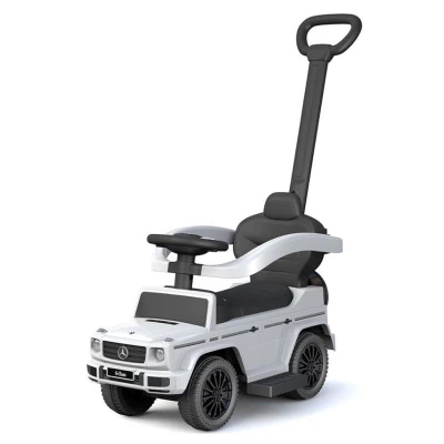BABY MIX Odrážedlo s vodící tyčí Mercedes Benz G-Class bílé