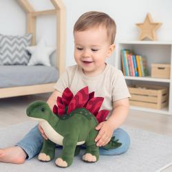 Baby Mix Plyšová hračka dinosaurus - stegosaurus 38cm