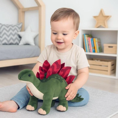 Baby Mix Plyšová hračka dinosaurus - stegosaurus 38cm