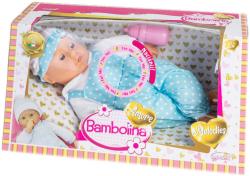 Baby panenka Bambolina Amore miminko set s lahvičkou s melodiemi na baterie Zvuk