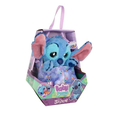 BABY PAWS PLYŠ Interaktivní zvířátko Stitch s baby doplňky na baterie Zvuk