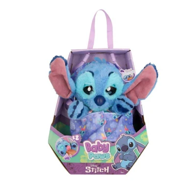 BABY PAWS PLYŠ Interaktivní zvířátko Stitch s baby doplňky na baterie Zvuk