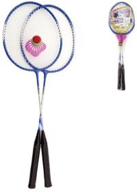 Badminton set 2 pálky kovové + míček různé barvy Badminton set 2 pálky kovové + míček různé barvy