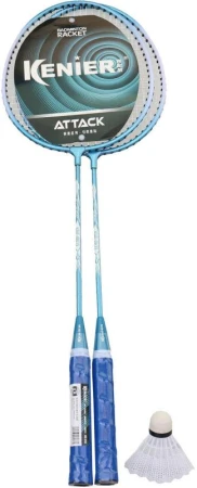 Badminton set 2 pálky + míček v pouzdře 2 barvy