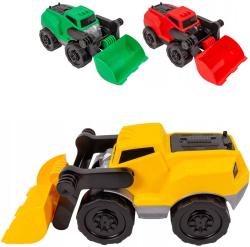 Bagr 28cm baby barevný nakladač volný chod na písek 3 barvy Bagr 28cm baby barevný nakladač volný chod na písek 3 barvy