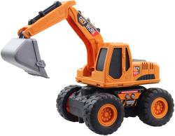 Bagr pracovní stavební stroj funkční na baterie Světlo Zvuk
