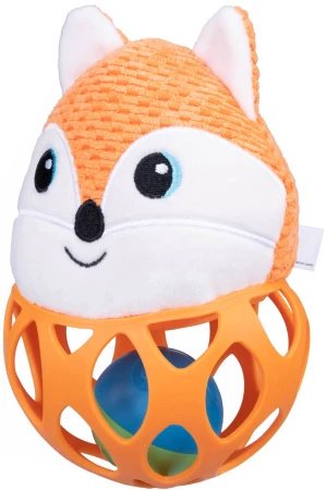 Balibazoo baby míček senzorický liška chrastítko pro miminko
