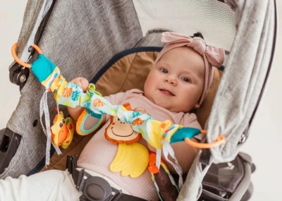 Balibazoo baby řetěz na kočárek závěs zvířátka pro miminko
