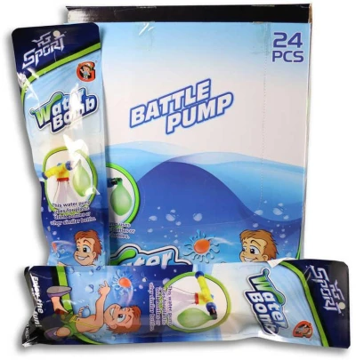 Balónky na vodu set s pumpičkou a nástavci v sáčku Balónky na vodu set s pumpičkou a nástavci v sáčku