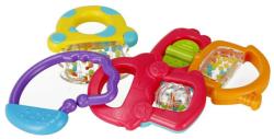 Bam Bam Baby chrastítko veselé set 3ks klipem pro miminko plast na kartě