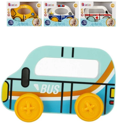Bam Bam Baby moje první auto s úchytem policie/sanitka/autobus/taxi 4 druhy Bam Bam Baby moje první auto s úchytem policie/sanitka/autobus/taxi 4 druhy