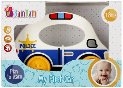 Bam Bam Baby moje první auto s úchytem policie/sanitka/autobus/taxi 4 druhy
