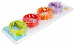 Bam Bam Baby senzorické kroužky ovoce set 16ks pro miminko plast