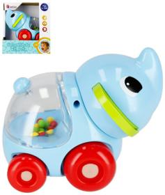 Bam Bam Baby slon na kolečkách chrastítko pro miminko