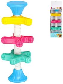 Bam Bam Baby Věž aktivní 21cm se třemi šroubovacími kroužky pro miminko Bam Bam Baby Věž aktivní 21cm se třemi šroubovacími kroužky pro miminko