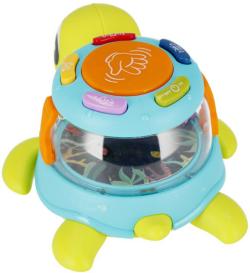 Bam Bam Baby Želva chrasticí hudební 15cm na baterie Zvuk plast