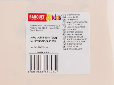 BANQUET 4kids Vanička dětská 84cm DOG PH BÉŽ